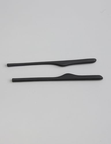 Handwith 2 Pairs Soft Silicone Sunglass Ear Socks for Oakley Keel Blade/Keel/Wingback, Anti-Slip Comfort Fit Glasses Arm Grips Spare Parts Replacement Kit Black