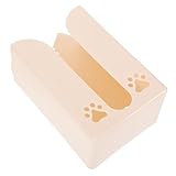SOLUSTRE Papiertaschentücher Box Katzen-taschentuchbox Wand-Taschentuch-aufbewahrungsbox Kunststoff Taschentuch-aufbewahrungshalter Für Zuhause Bad Küche Wohnzimmer Büro
