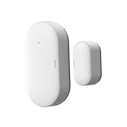 HOMSFOU 1 Paar Zigbee Tür und Fenster Sensor WLAN Alarmsystem für Intelligente Fernüberwachung für Zuhause Schutz vor Einbruch und Gefahren