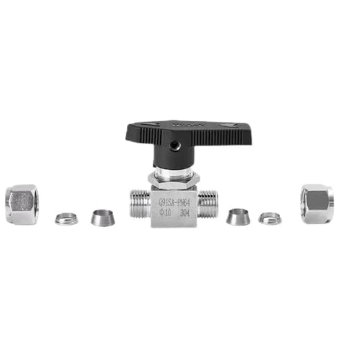 Vanne à boisseau sphérique 4mm SS316L compression tube inox - 5
