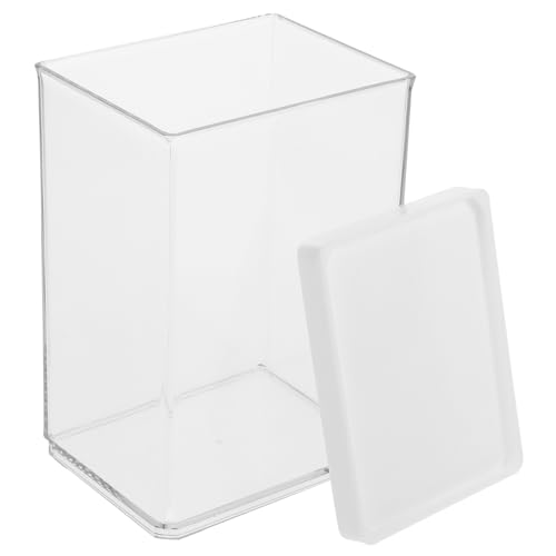 Mikinona Caja Organizadora de Alimentos Reutilizable con Tapa Contenedor Transparente Hermético para Refrigerador para Conservación de Comida y Almacenamiento Cocina