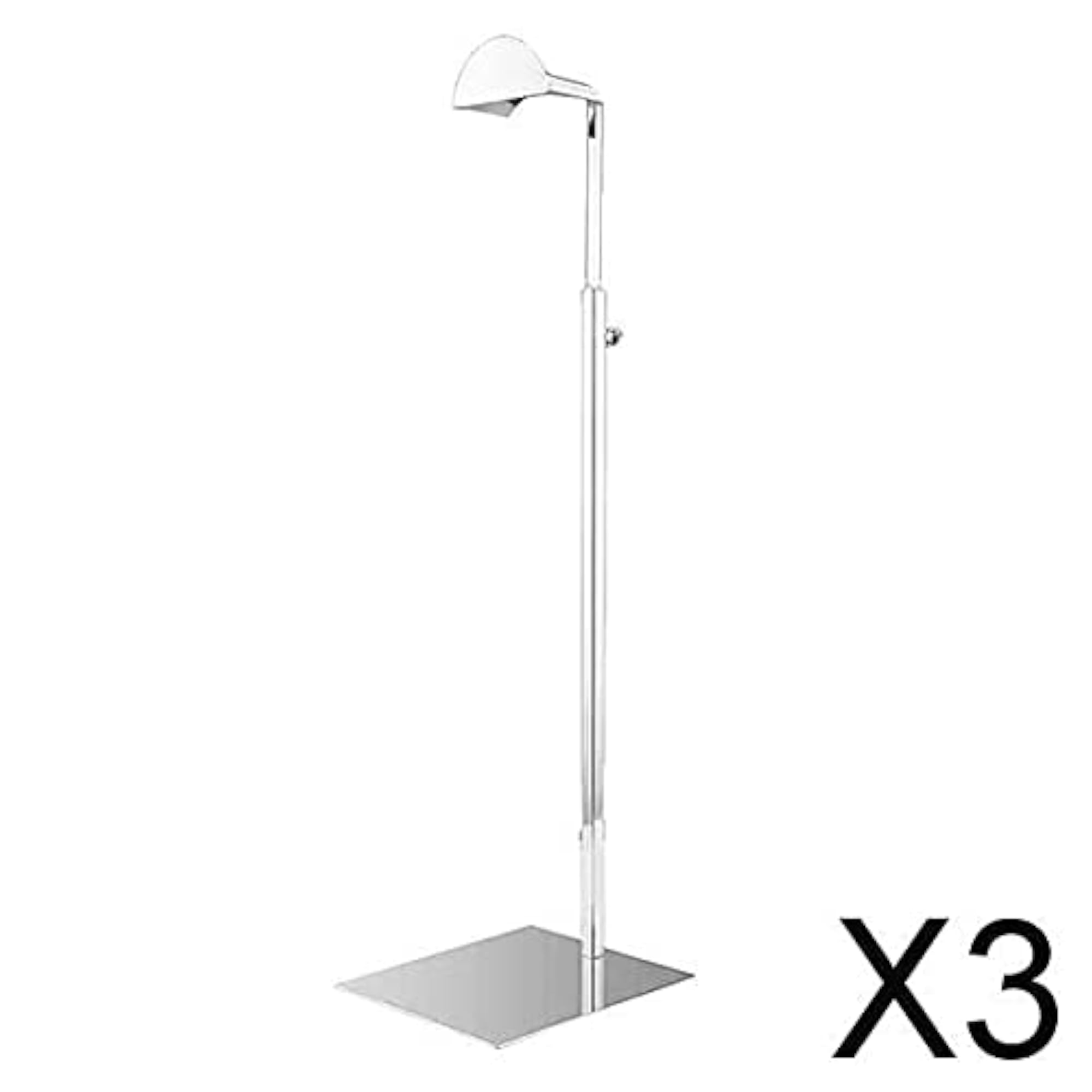3xHeight Adjustable Display Stand Rack Holder for Handbags