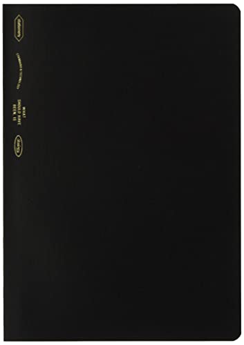 Nitoms S4108 STALOGY Notebook A5 Squared 1/2 Ear Black