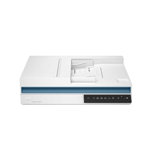 HP ScanJet Pro 3600 f1, Escáner Profesional A4 a Color, 30 ppm/60 ipm, Doble Cara Automática, Alimentador 60 Hojas, OCR y Funciones Avanzadas, USB 3.0, Windows/macOS/Linux
