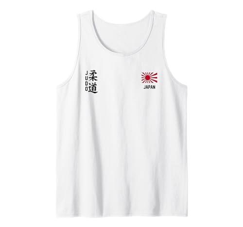 Judo Japanese flag Judoka Dojo Martial art Japan kanji sun Camiseta sin Mangas