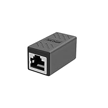 Y.D.F RJ45 Coupler Network Cable Coupler, RJ45 Adapter - Shielded in-Line Coupler for Cat7/Cat6/Cat5e/cat5 Ethernet Cable Extender Connector - Ethernet Cable Connectors Female to FemaleGray-1 PCS