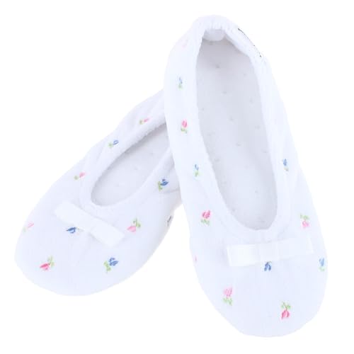 Image of isotoner Women's Diamond Microterry Ballerina Slippers