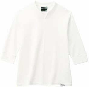 Amazon Kawasaki メーカーアクセサリー カワサキデザインヘンリーネックシャツw サイズ L カラー 白 J Tシャツ カットソー 車 バイク
