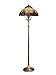 Tiffany 62" H x 18" W" Dale Tiffany Henry Sir Henry Floor Lamp in Antique Brass Finish