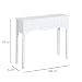 HOMCOM Mueble Mesa Recibidor Tipo Consola de Entrada y Mesa Auxiliar con...