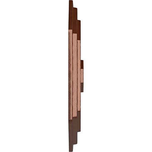 Image of Ekena Millwork CM25FECPS 25-1 /4 inch x 17-1 /4 inch x 1-3 /4 inch Felix Ceiling Medallion, Copper Penny