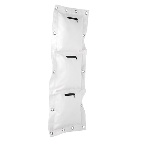 Saluaqui Wing Chun Wall Target, Punch Empty Sand Bag Target with Zipper, Wall Mounted Striking Sand Bag for Boxing Muay Thai (Sanlian)