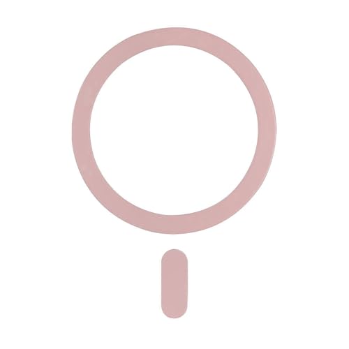 スマート良品 Mag-Safe シール Mag-Safe リング マグセーフ シール 13色 ユニバーサルリング 磁気増強 ワイヤレス充電 ガイド枠付き iPhone15/14/13/12 Samsung Galaxy対応 二枚入り (B9 サンドピンク)