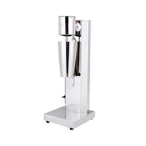 Machine Electric Drink Mixer Commercial Restaurant-Quality Retro Maker Stainless Steel Smoothie Mixer Blender & Milk Frother
