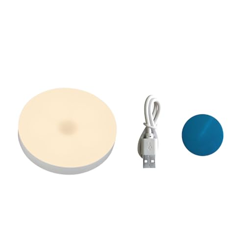Lampada Notturna Touch Induttiva Ricaricabile Usb Luce Notturna Led Per Camera Da Letto Luce Morbida Bianco Caldo Per Corridoio E Toilette Design Salvaspazio