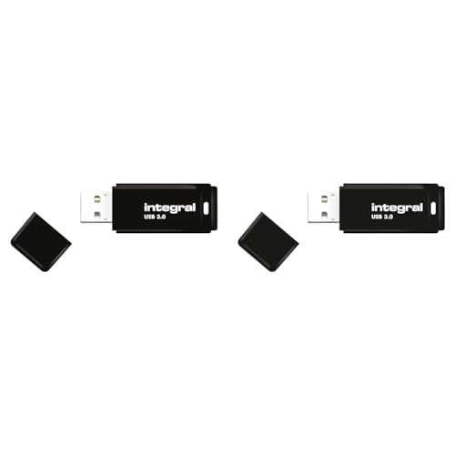 Integral 256GB Black USB 3.0 Super Speed Fast Memory Flash Drive (Pack of 2)