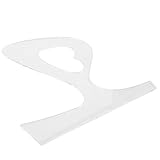 MAGICLULU Acrylic Cutting Board Template with Handle Stencil for Woodworking Router, Charcuterie Board Cutting