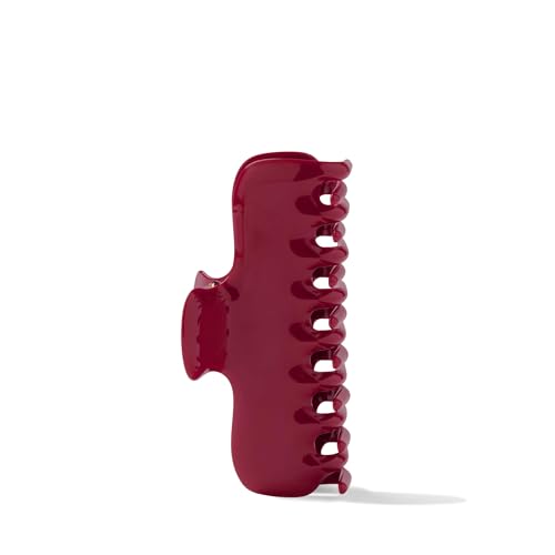 The Hair Edit Scarlet Claw Clip Comfortable Red Claw Clip for All Hair Types Everyday Hair Accessory for Women Strong Hold Non-Slip Grip All-Day Secure Styling for Updos Half-Ups & French Twists