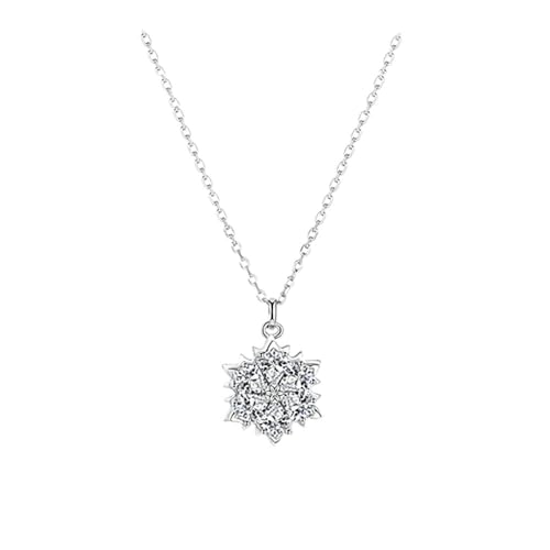 Collier Sterling s925 anti-ternissement avec pendentif en diamant de topaze véritable pure