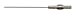 Xcelite 9963 Bristol 4-Flute Mutile Spline Screwdriver Blade, 0.069" Head, 4" Blade Length, 4" Overall Length