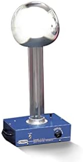 Arbor Scientific Van de Graaff Generator, 10โ Dome, up to 350kV, 30โ Tall, Includes Instructional Guide