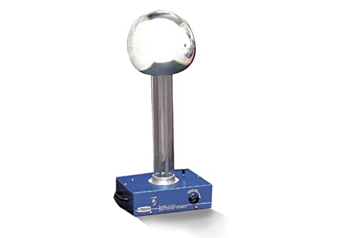 Arbor Scientific Van de Graaff Generator, 10” Dome, up to 350kV, 30” Tall, Includes Instructional Guide