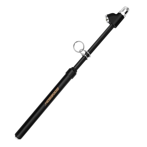 GODESON Tire Pressure Gauge Heavy Duty, Straight-On Dual Head Air Pressure Gauge Range to 150PSI, Semi Truck Tire Air Gauge Suitable for Truck, RV, Bus