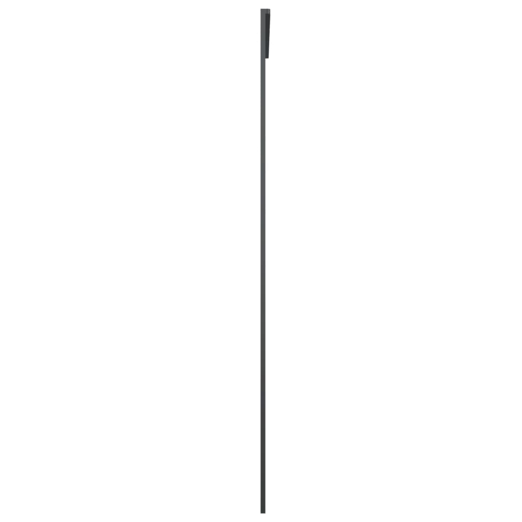 Drzwi przesuwne czarne 102,5 x 205 cm, szkło ESG, aluminium, materiały budowlane, drzwi, drzwi domowe