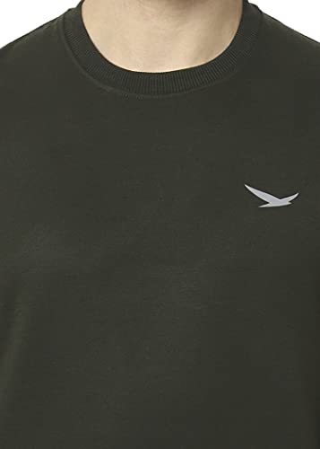 Image of HiFlyers Men's Cotton Blend Casual Crew Neck Sweatshirt