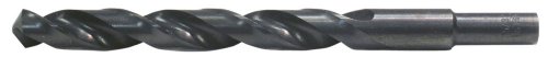 Cle-Line C20662 Heavy Duty Jobber Length Drill, High Speed Steel, Steam Oxide Finish, Reduced Shank, 135-Degree Split Point, 11/16