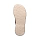 bugatti Herren Sommer Pantoletten aus Leder und Textil, Cognac, 42 EU