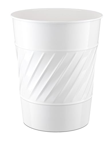 Monarch Abode Metal Bathroom Trash Can – Waste Basket for