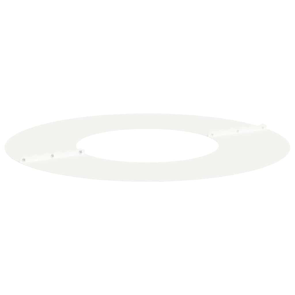 Hothingwell Anillos de Arbol Plano 5 uds 30/60 cm Acero | Decorativo exterior, protege raices, facil montaje, resistente clima, diseño moderno