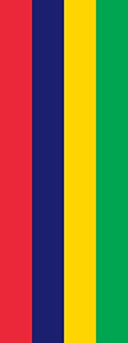 Drapeau Maurice géant de 400x150cm pour éviter les enroulements sur mât - 2