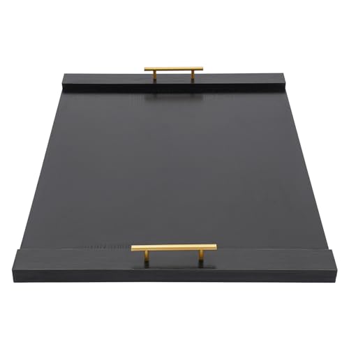 Cubierta para estufa tabla de cortar con asas, cubierta para estufa de madera para quemadores de gas, cubierta para fregadero de cocina para espacio de mostrador, soporta hasta 44.09 libras (Negro) miniatura 7