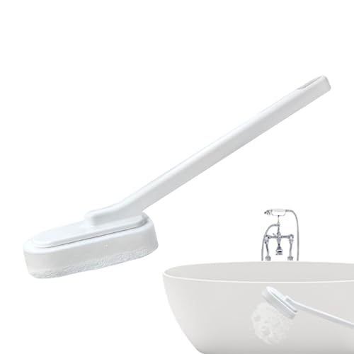 Almohadilla de fregado extensible: trapeador de ducha, polvo de techo, desinfectantes profundos de bañera, resistente, accesorio de fregona plana, equipo de saneamiento interior versátil para
