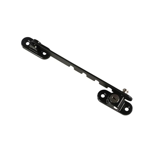 Limite di apertura della finestra, rinforzo antivento, interna, fermavetro multifunzionale, fermo sicurezza anticaduta, protezione for bambini(Black)