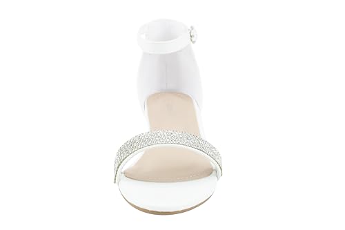 Image of Lucky Top Girls Dress Sandal Low Heel Ankle Strap