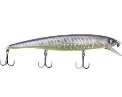 Googan Baits Scout Jerkbait, Elegy Bone - 8pcs - 2.25" x 6.25" x 1.25" - Bass - Black - Needle Point - Metal - Fishing Jerkbait