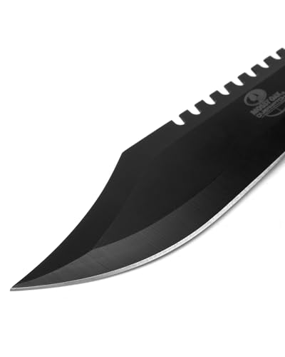 Mossy Oak MO16006 Survival Hunting Knife With Sheath, 15-Inch Fixed Blade Tactical Bowie Knife thumb #4