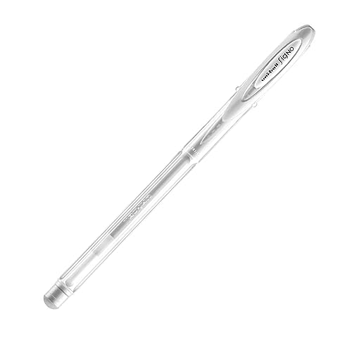 Uni-ball Signo Angelic UM-120AC Gel Ink Pen 0,7 mm, White Ink, 3 pens per Pack by Uni-ball