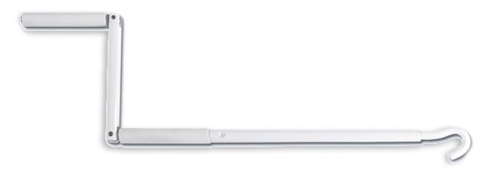 Fiamma Short Crank Handle Awning Pole Silver Modern Travel, Camping Umbrella