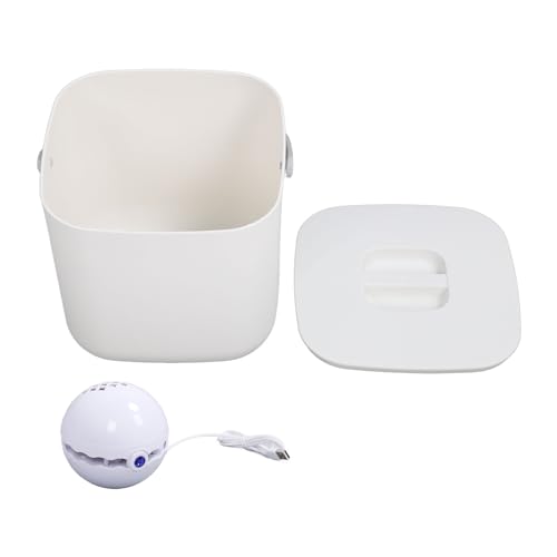 Lave-vaisselle USB portable à ultrasons avec seau blanc compact