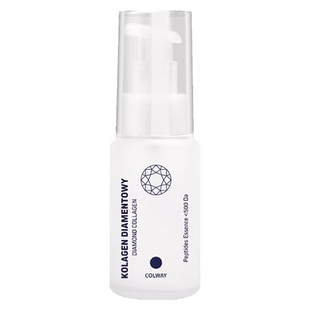 COLWAY serum z kwasem hialuronowym z peptydami miedzianymi, serum diamentowe, do pielęgnacji twarzy, przeciw starzeniu się, 30 ml