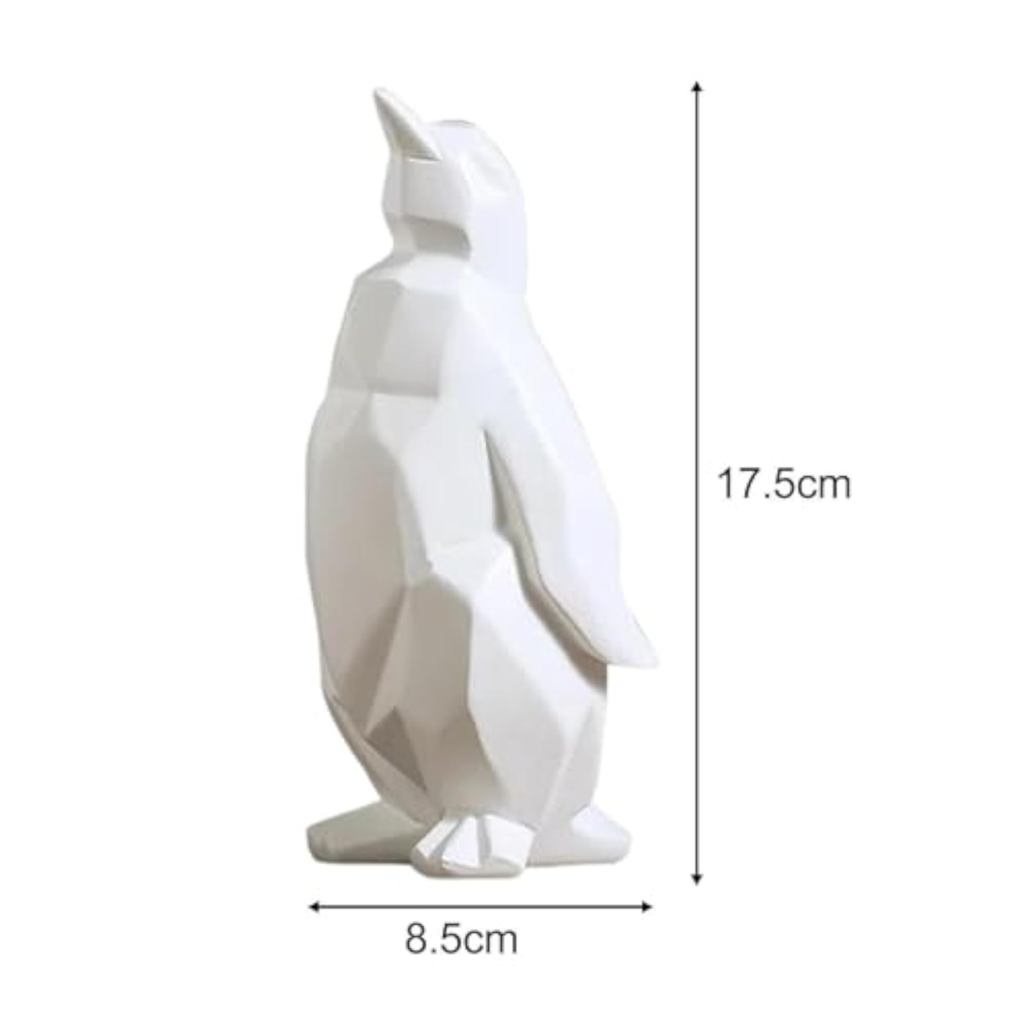Animal Paw Tissue Organizer and Penguin Resin Figurine Décorative Ornament