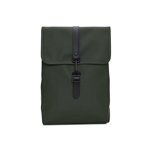 RAINS Rucksack for Men and Women - Waterproof Backpack for Commutes on Bike or Foot (Green)