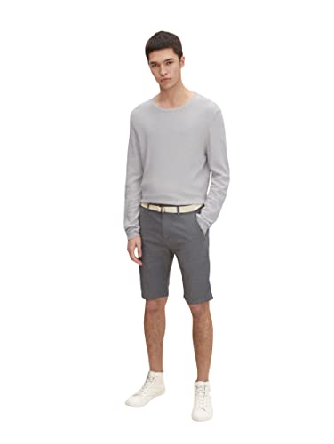 TOM TAILOR Denim Mannen Chino bermuda shorts met riem