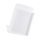 Ldbuejiaja Expositor de joyas acrílico transparente con tapa para anillos de vientre, anillos de labios y pendientes, vitrina para joyas a prueba de polvo, m, como se describe