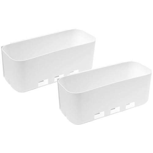 Sewroro Organizador de Cocina y Baño Autoadhesivo 2 Piezas Estante Extraíble sin Perforación para Armario y Fregadero Almacenamiento Compacto para Espacio bajo Fregadero Soporte