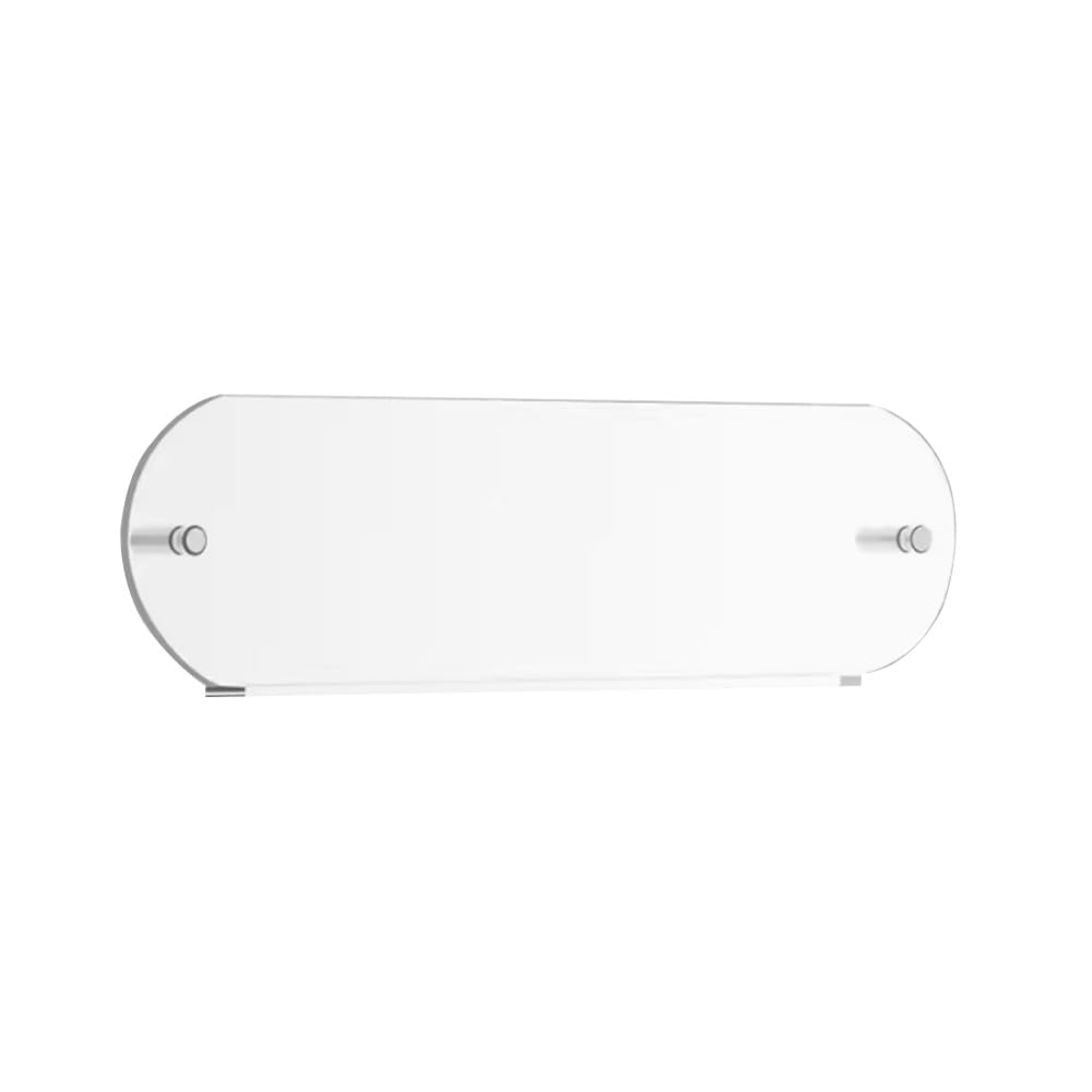 BTYQKZVPM Modern Acrylic Magazine Rack, Acrylic Wall Mounted Floating Bookshelf Organizer Multi-Room, 80-120cm(Clear,80cm/31.5in)
